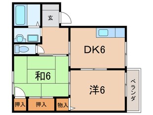 リベラルハイツの物件間取画像